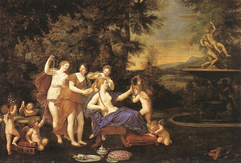 Albani  Francesco Venus Attended by Nymphs and Cupids oil painting picture
